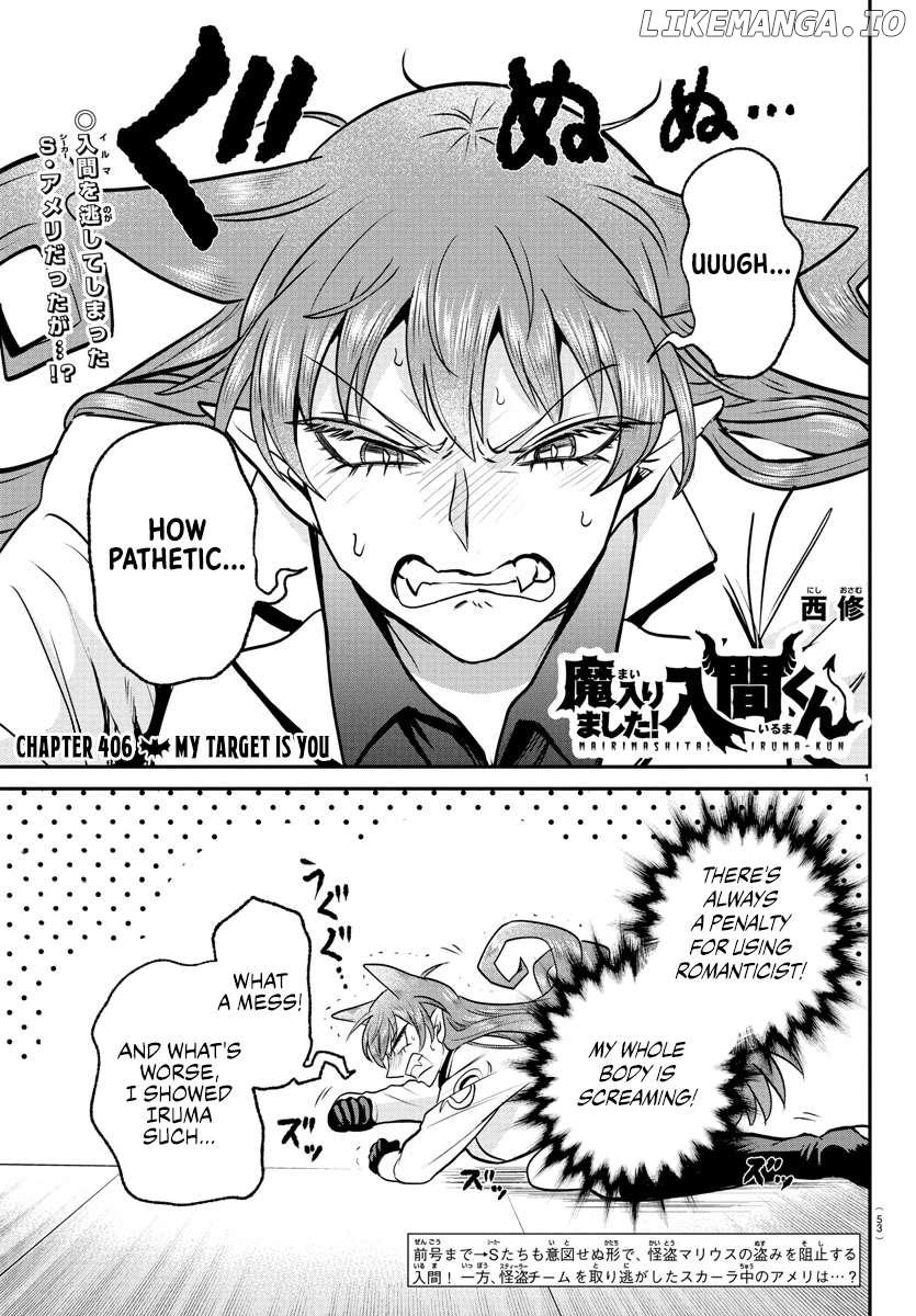 Welcome to Demon School! Iruma-kun, Chapter 406 image 01